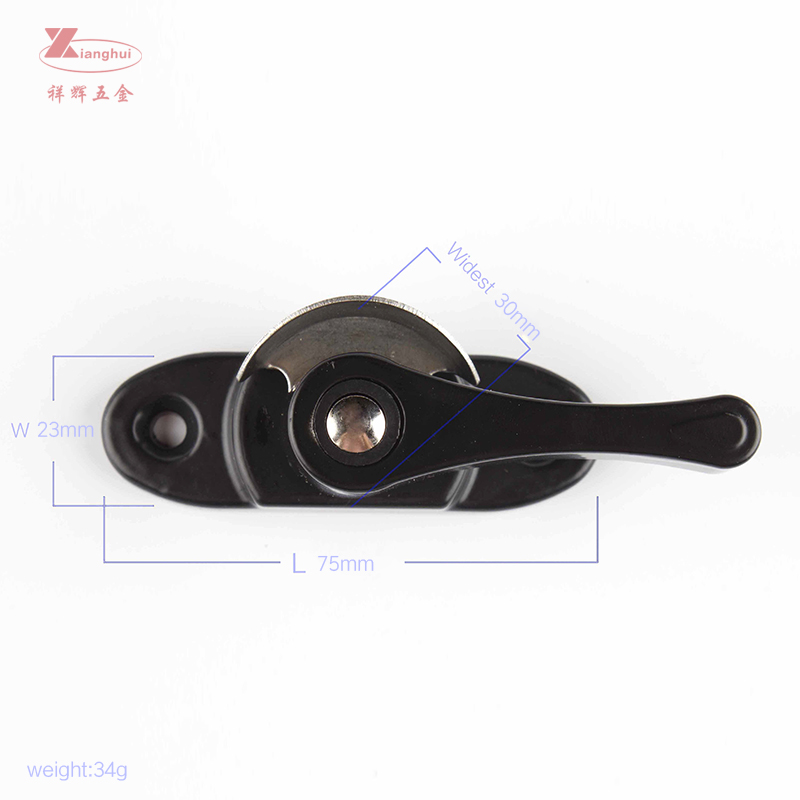 34g Weight Modern Design Aluminium Alloy Sliding Window Safety Crescent Lock