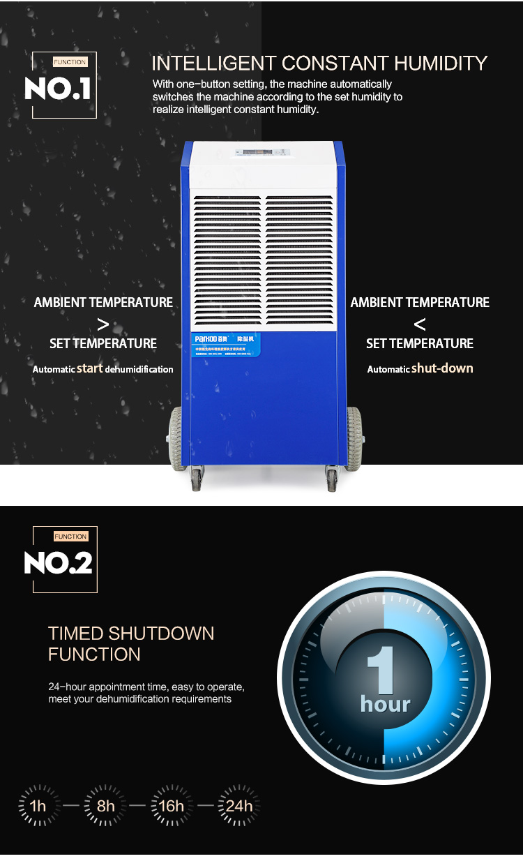 120L/DAY 220V 50HZ Large Capacity Dehumidifiers