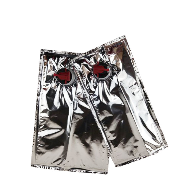 Spout Top 25 Liter Wine Bib Bag In Box Double Layer PE Film