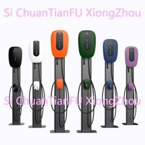 White 60HZ Outdoor Home EV Charger OCPP1.6 Json 11KW 3 Phase Portable EV Charger