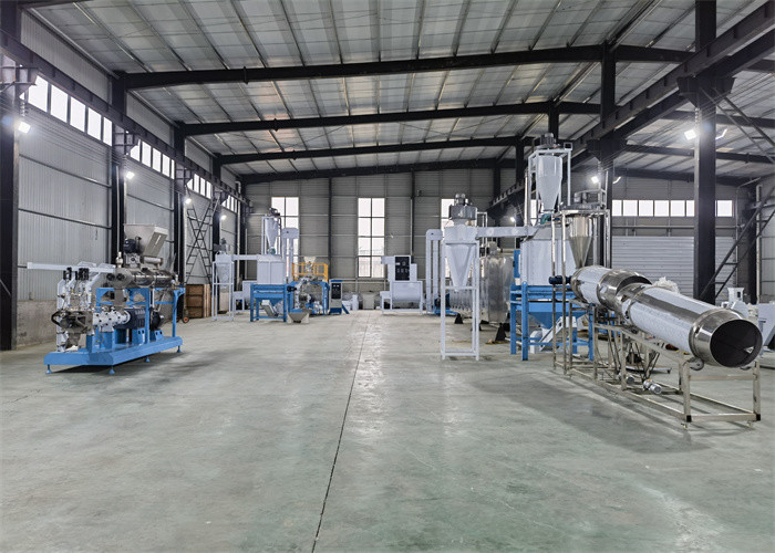 5.5kw Animal Feed Pellet Production Line Floating Fish Poultry Feed Production Line