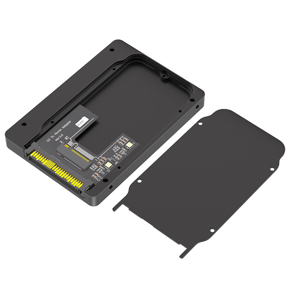 New Version M.2(NGFF) NVMe SSD to U.2 (SFF-8639) 2.5" SSD Adapter , Convert M.2 NVMe SSD to U.2 not for SATA, Black