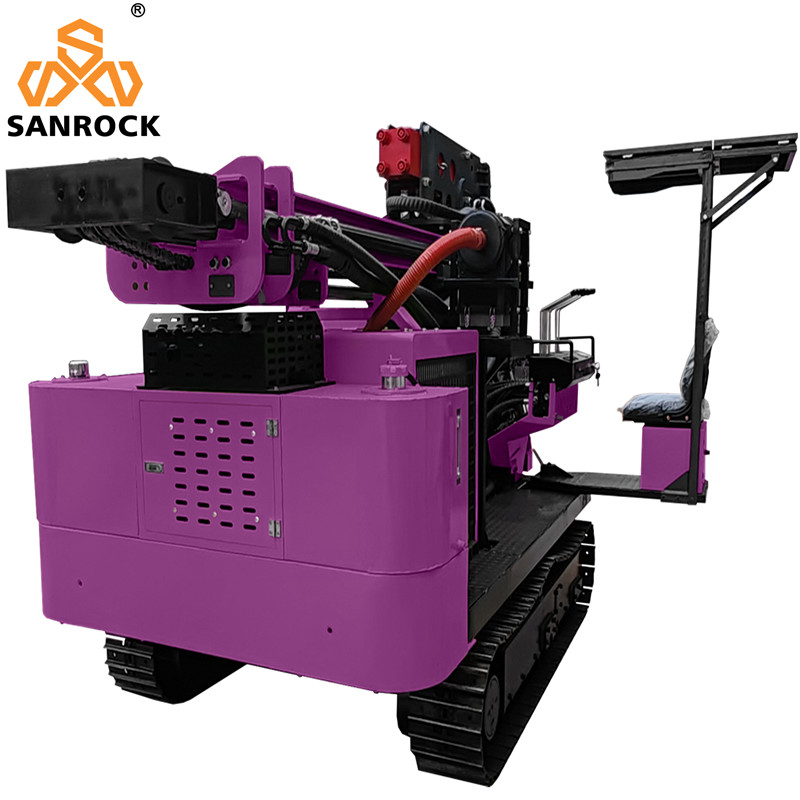 Pile Driving Rig Portable Solar Piling Machinery Hydraulic Diesel Pile Driver Machine