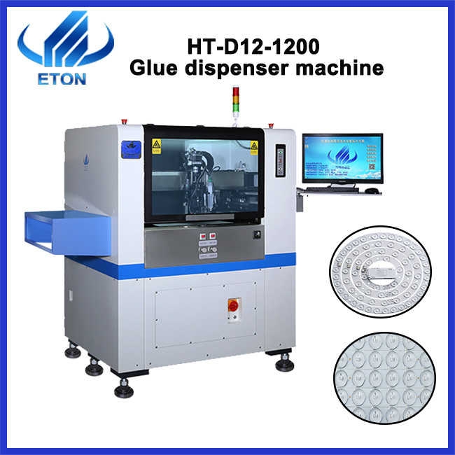 SMT Automatic Glue Dispensing Machine High Efficiency 90000CPH For LED Lens Products