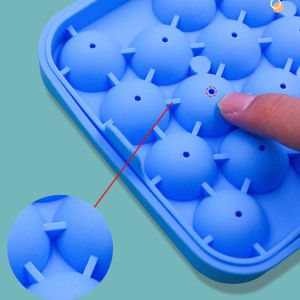 Ice Cube Tray Easy-Release Ice Cube Trays For Freezer, Diy Homemade Round Ice