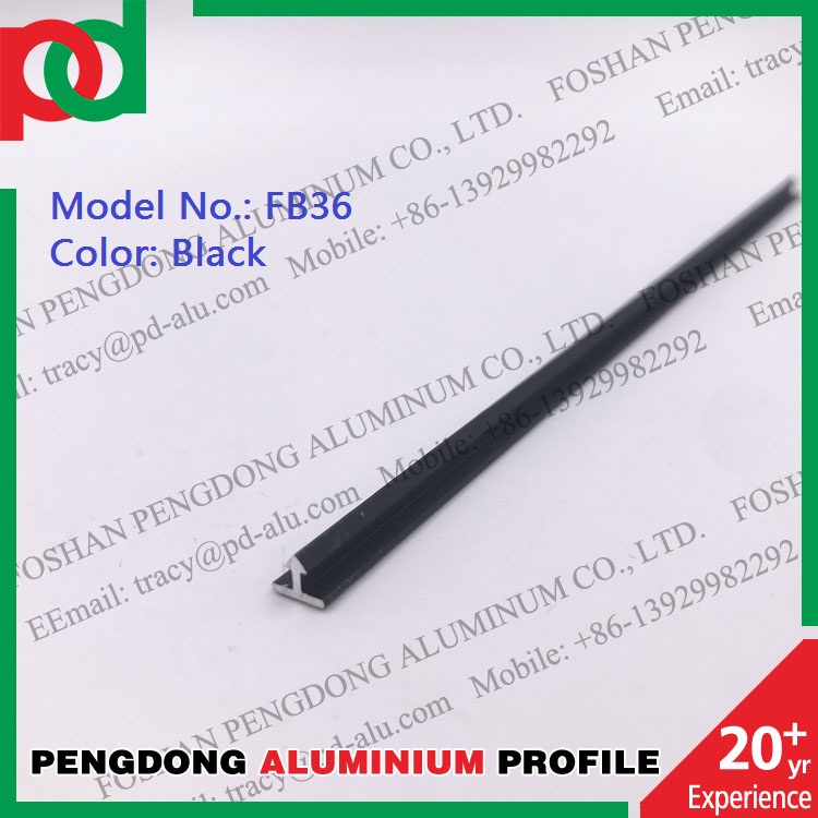 6063 Series T Shape Aluminium Trim Profiles For Cabinet And Floor