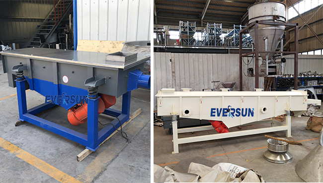 304 Stainless Steel Linear Vibrating Screen For Sugar Salt Granules