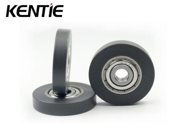 626ZZ 6x30x9mm Ball Bearing Pulley POM Flat Roller Wheels For Conveying Guide