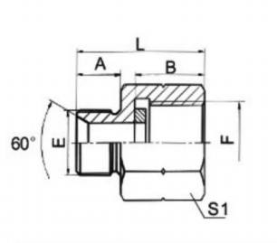 Faucet Connector Hose Tap 3/8'' Male Female Hose Connector