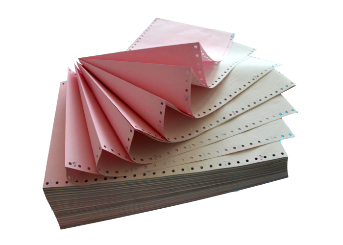 5 Ply clear image Carbonless NCR Paper Rolls For Continous Form