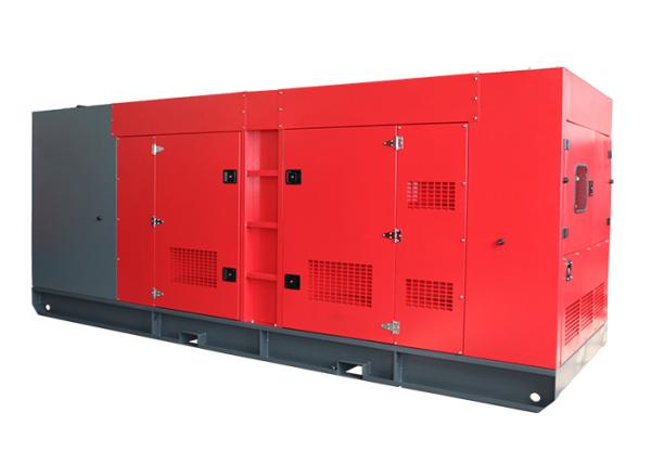 ISO9001 500KW 625KVA Doosan Silent Generator Set / 10 Cylinder Water Cooled