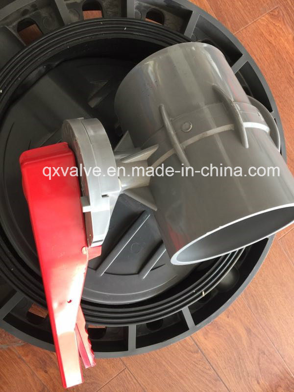 High Quality 3/4&quot;-8&quot; Socket Type Plastic PVC Check Valve