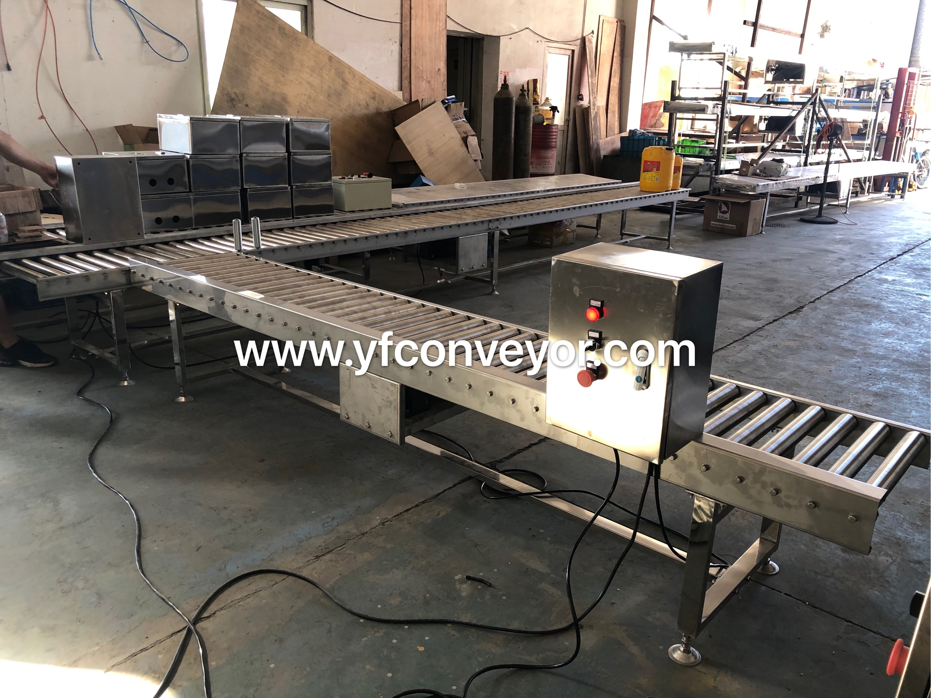 Factory Custom Powered Roller Conveyor Systems,Roller Conveying Machine
