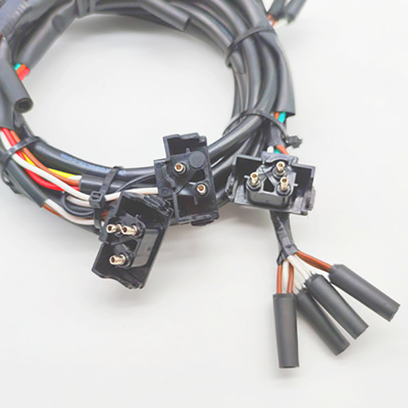 Electric Vehicle Brake Wiring Harness 3pin 6pin Customized Female Terminal