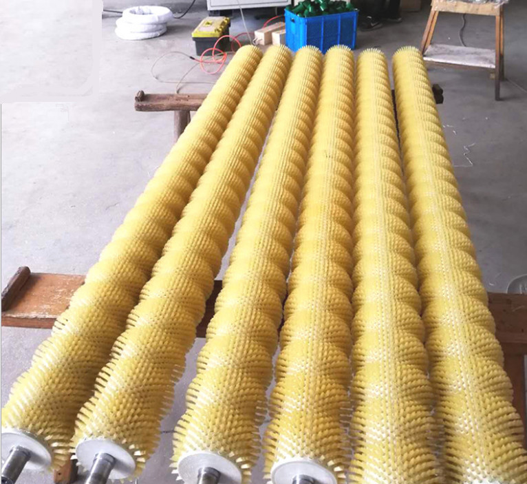 Rotary Soft Nylon Filament Radish Potato Cleaning Brush Roller