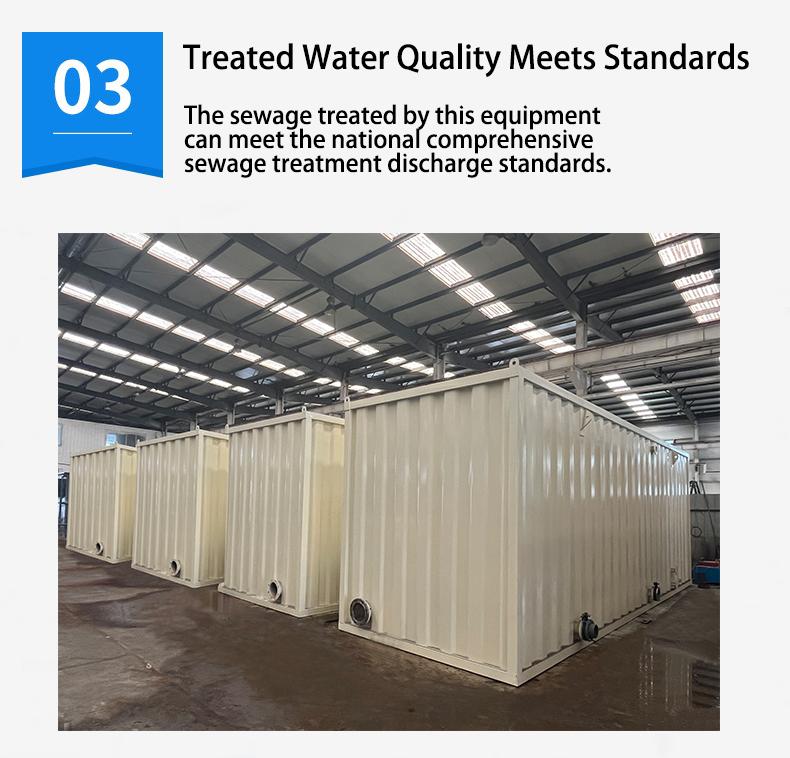 Plug and play solution for hotels resorts and villas Containerized Sewage Treatment Plant