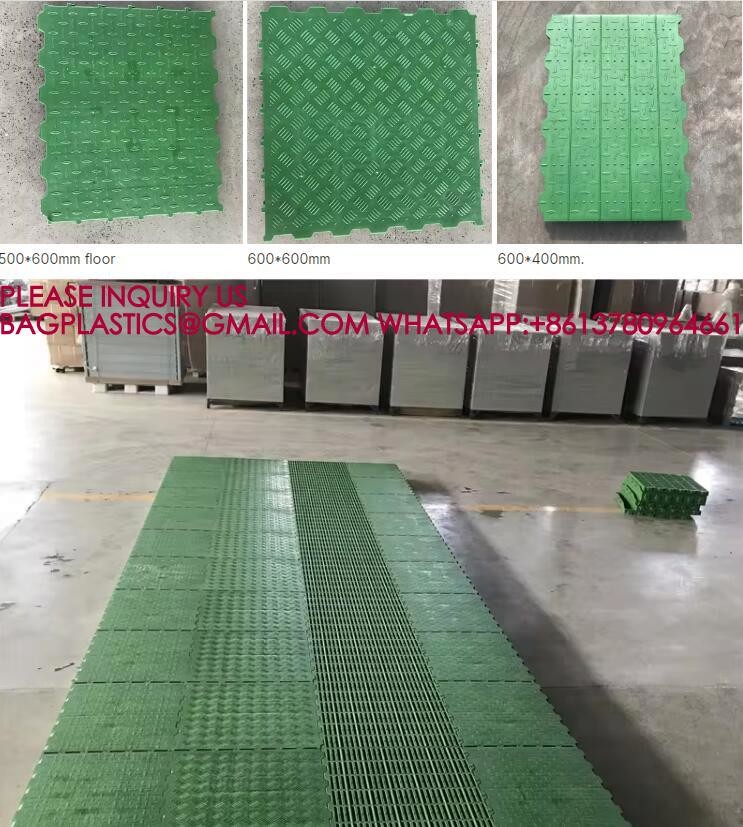 600*600mm Plastic Slats Blind Floor For Pig Farrowing Crate Equipment automatic pig injection