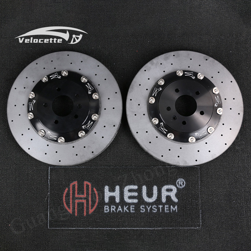 HEUR Audi carbon ceramic brake discs For Customize A6(C5/4Y8) 1.8L 390*36mm front wheel