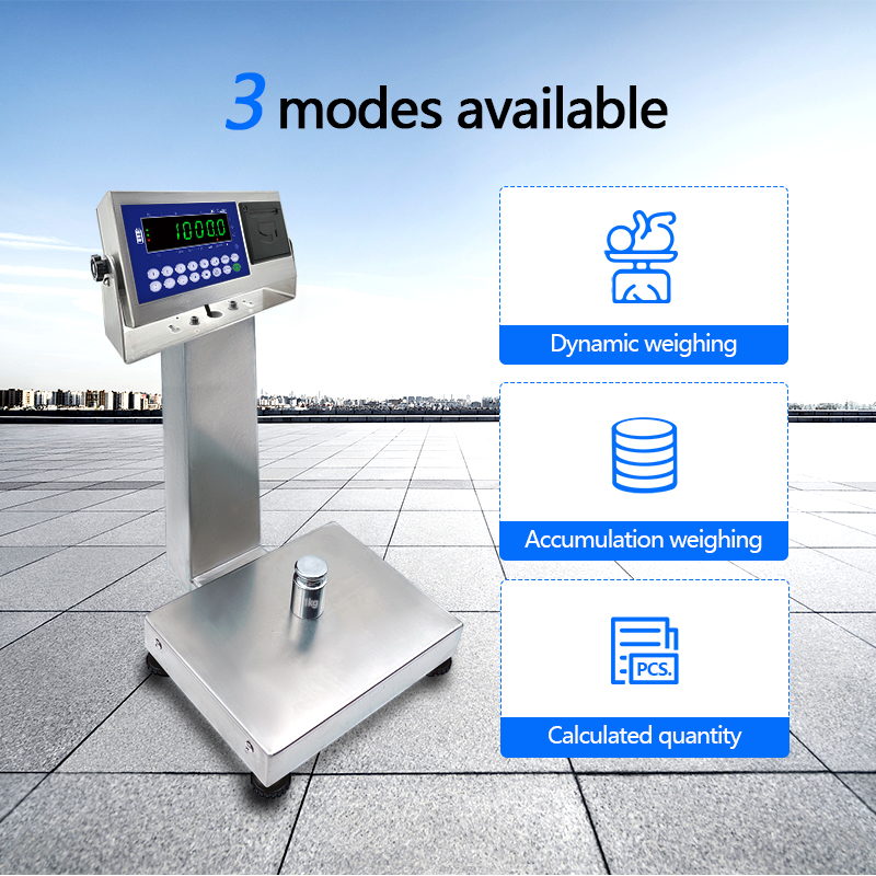 A8SP Printing Small Platform Scale with 6KG Capacity and 22cm*28cm Square Vertical Bar