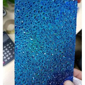 UV Resistant Coating PC Particle Sheet Scratch Resistant Surface Polycarbonate Embossed Endurance Board