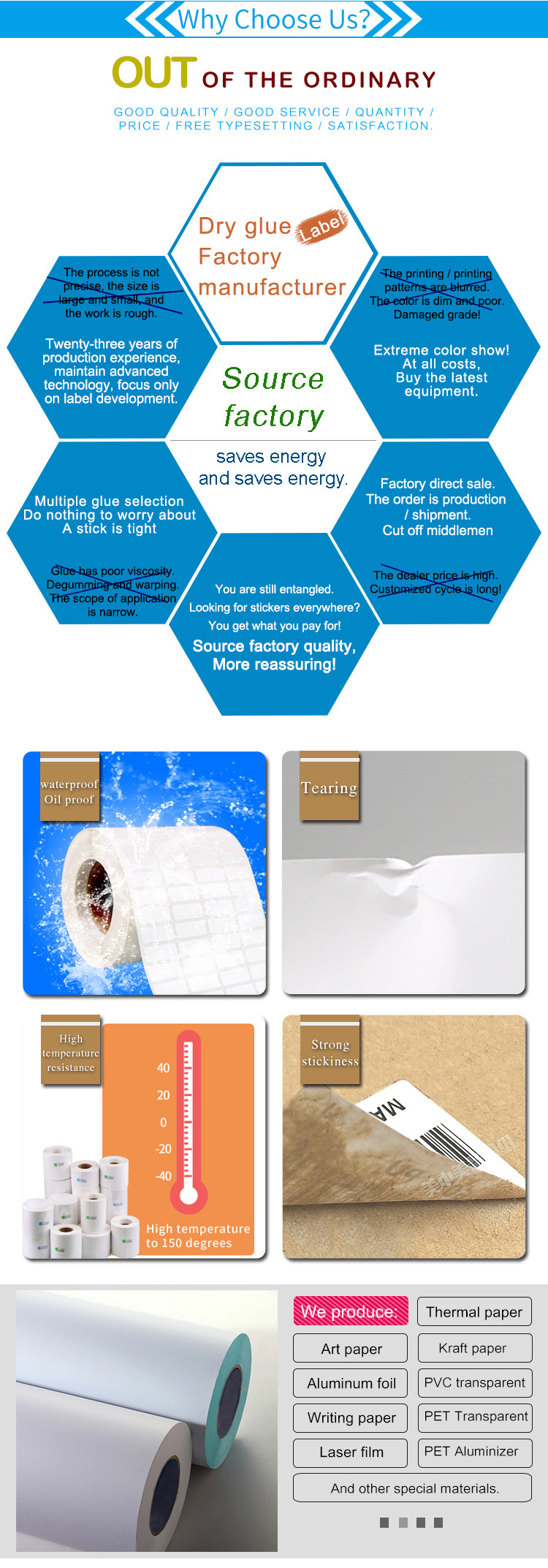 80G Semi Glossy Paper Low Temp Stickers With 20GSM Adhesive