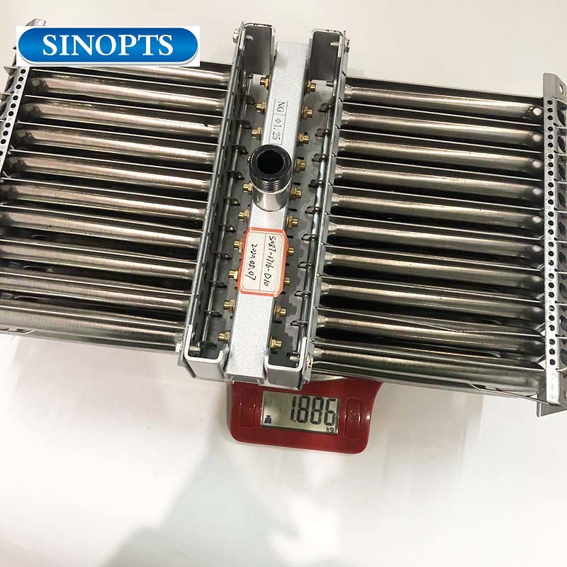 10 Rows Gas Boiler Steam Fire Row Stainless Iron Zinc Plate Burner Tray