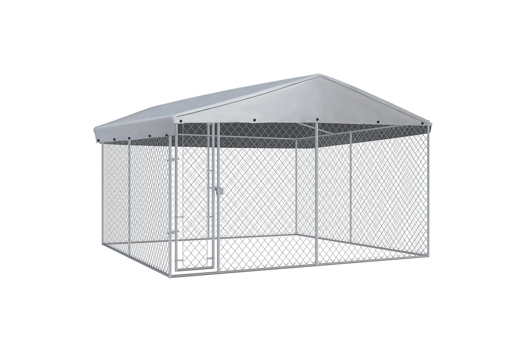 Windproof 71kg 4.5x1.5x2.2m Outdoor Dog Runs