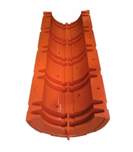 Polyurethane PU Submarine Cable Protection Duct 85A Hardness Undersea Cable