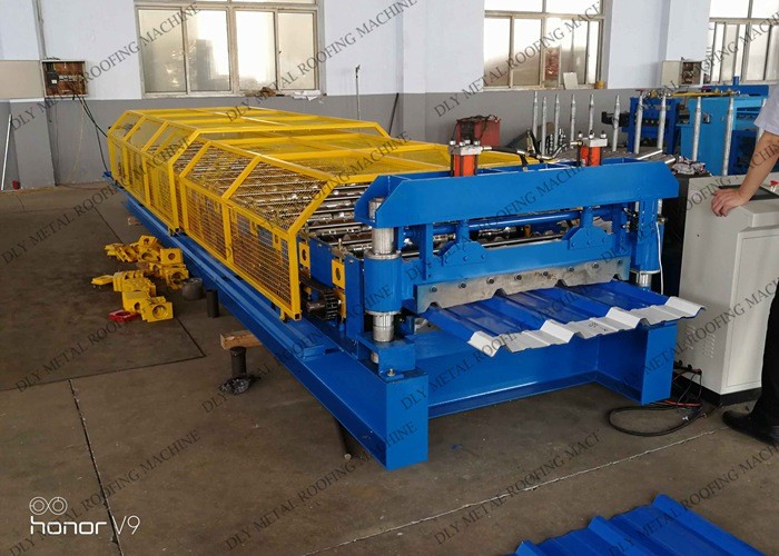5.5kw Roofing Forming Machine Gi PLC Roofing Sheet Manufacturing Machine