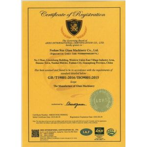 PLC Control System Glass Processing Machine for Horizontal Glass Sandblasting