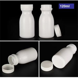 China 200ml Empty Plastic Medicine Bottles White HDPE Capsule Bottles on sale
