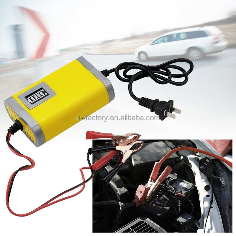 Fast Charging 12V 6A EU/US/UK/AU Intelligent Recognition/Pulse Repair Lead Acid Battery Charger with Output Power of 125W
