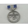 Buy cheap 32mm Zinc Alloy Custom Medal Awards Soft Enamel , Antique Nickel Plating from wholesalers