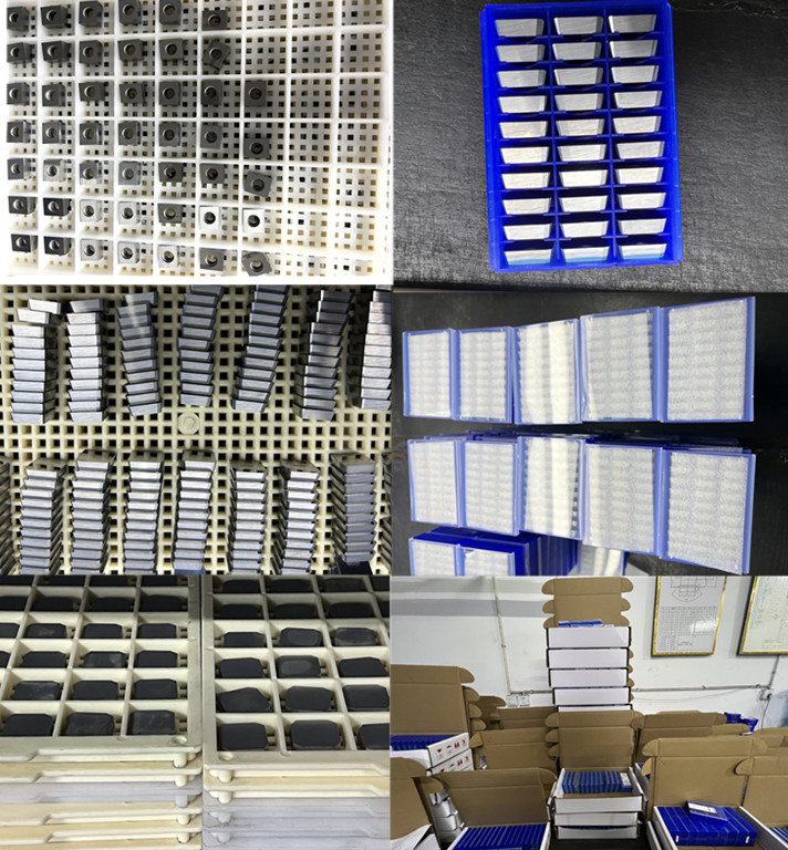 Heat Resistant ANSI C6 Carbide Milling Inserts Surface Finishing