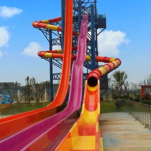 Exciting High Speed Fiberglass Slide Customizable Combination Design With Free