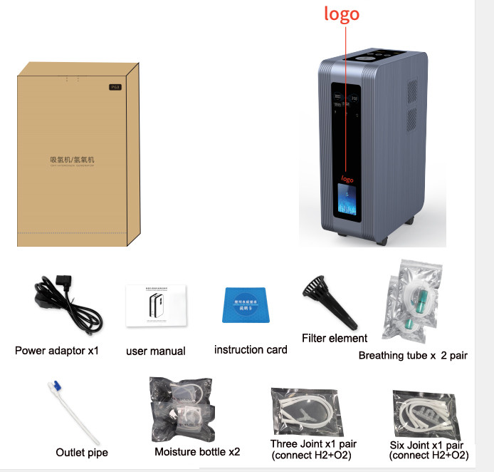 Hydrogen Inhalation Machine 3L High Flow Rate Multiple Family Use WEIZI