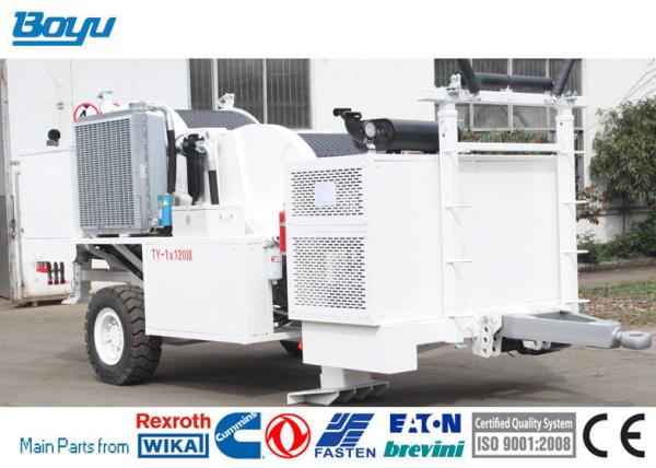 120kn Hydraulic Cable Tensioner Power Line Stringing Equipment 97kw / 2500rpm