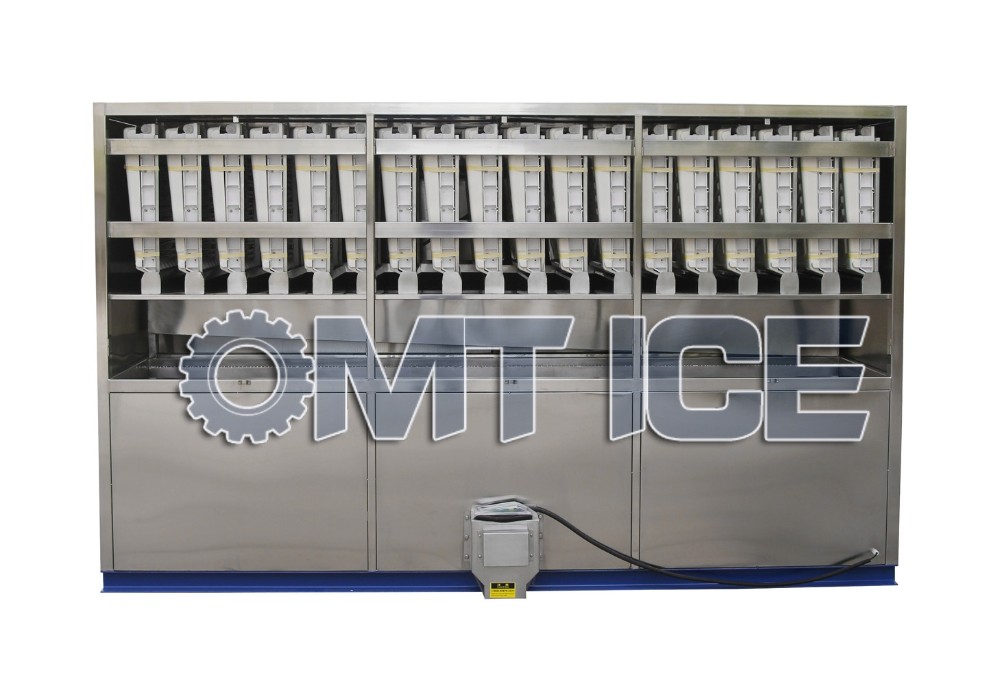 High Efficiency Commercial Ice Cube Maker 4000kg 24hrs Easy Cleaning