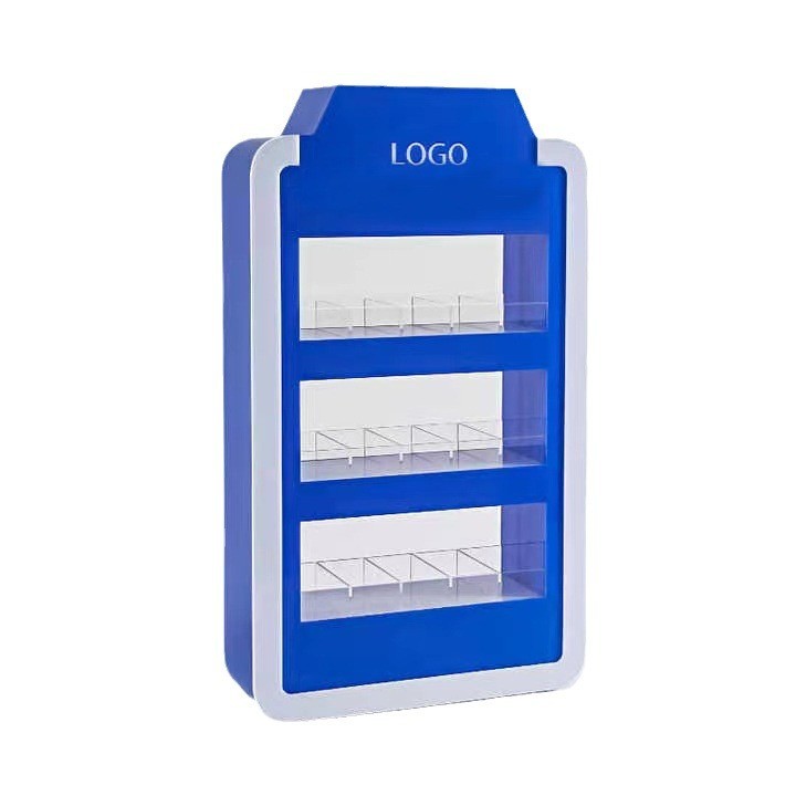 Custom Acrylic LED Lighted Display Stand with Multiple Tiers and Colors for Specialty Stores