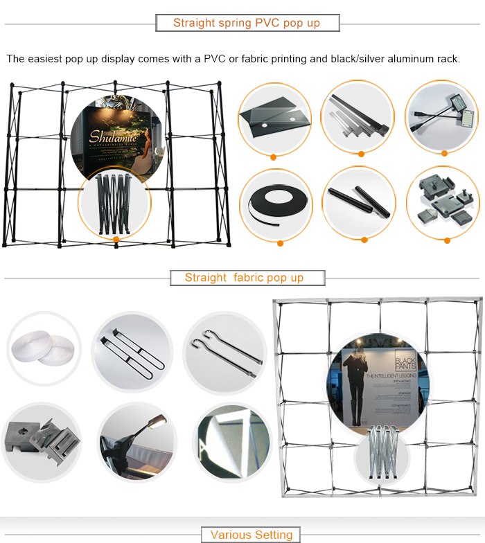 portable trade show tension fabric backdrop display