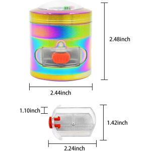 Sharp Teeth Abrader 4 Chambers Herb Spice Grinder