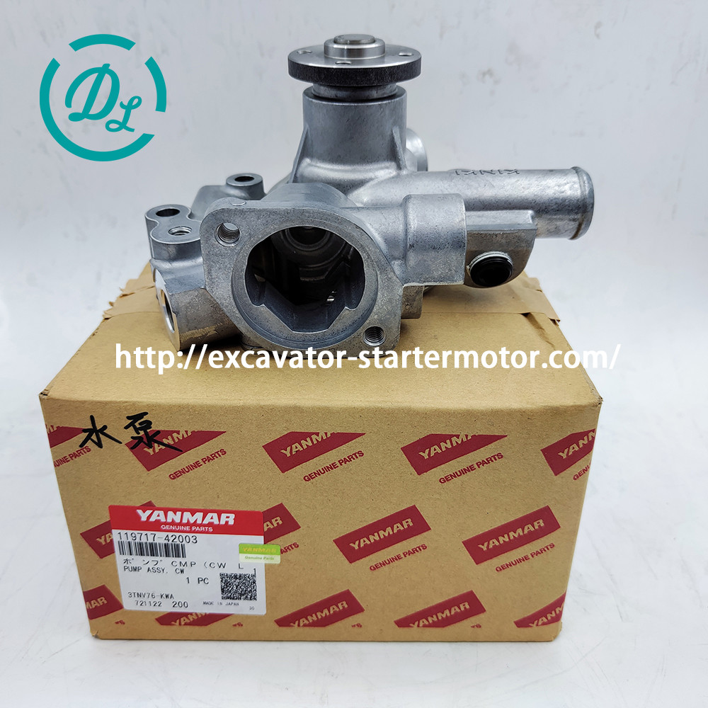 119717-42003 Excavator Water Pump 119717-42002 3TNV76 Engine Yanmar