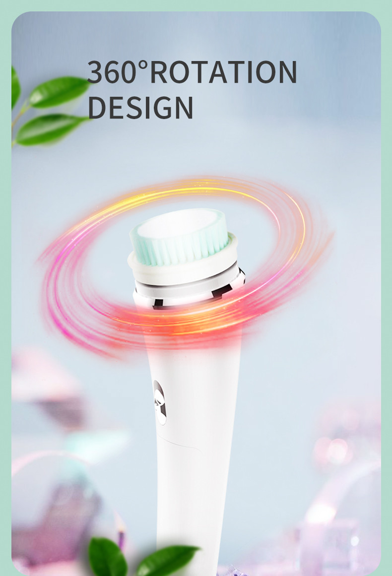 5 In 1 ABS Smart Facial Cleansing Device For Sensitive Skin