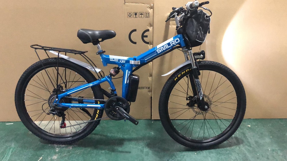 21 Speed Electric Folding Bike Lightweight ， MX300 Lithium Battery Ebike Fat 26