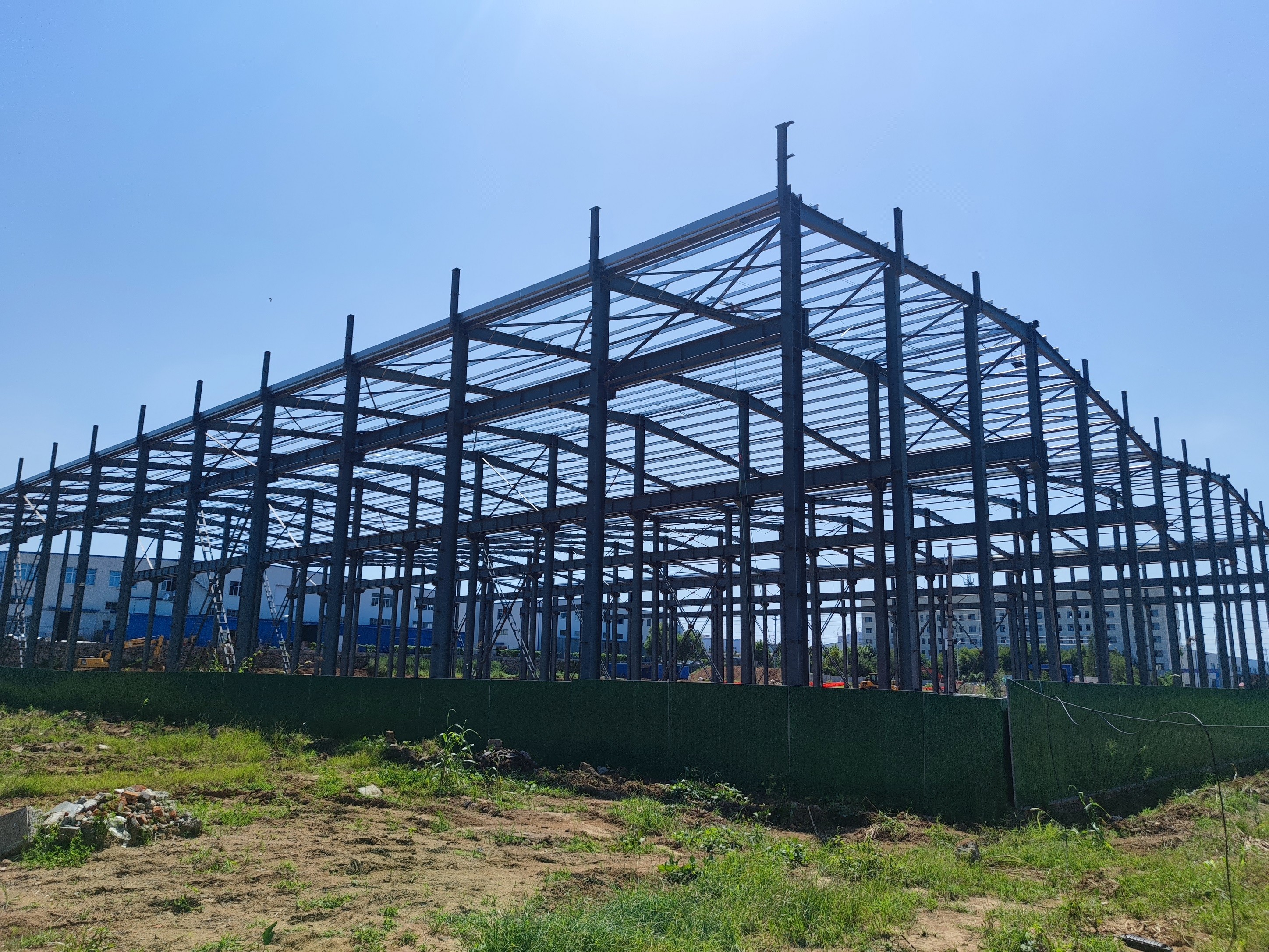 One Stop Solution Structural Steel Prefabricated Workshop Building Project