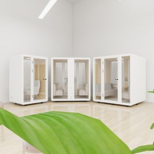 Fully Enclosed Soundproof Sleeping Pod Portable Modular Capsule House