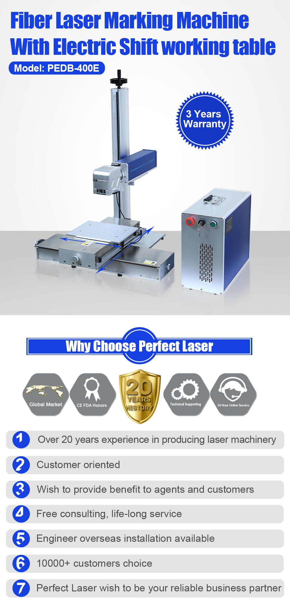 10W 30W 60W Fiber Laser Marker Machine 0.5mm Marking Depth For Plastic / Jewelry