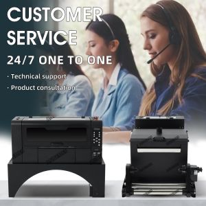 A2 Double Head XP600 DTF Printer for Multi Color PET Film Roll to Roll Printing