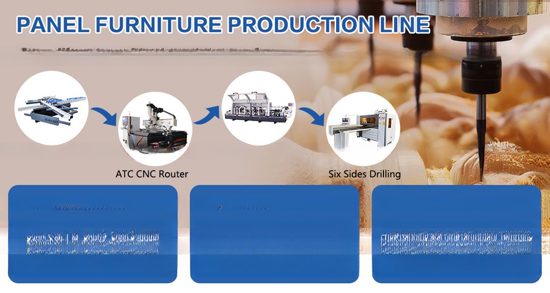 1325 Woodworking CNC Automatic Tool Changing Machine With 9.0KW Atc Air Cooling Spindle