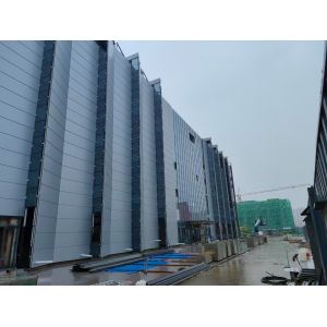 Long Span Pre Engineering Steel Framework Workshop Construction